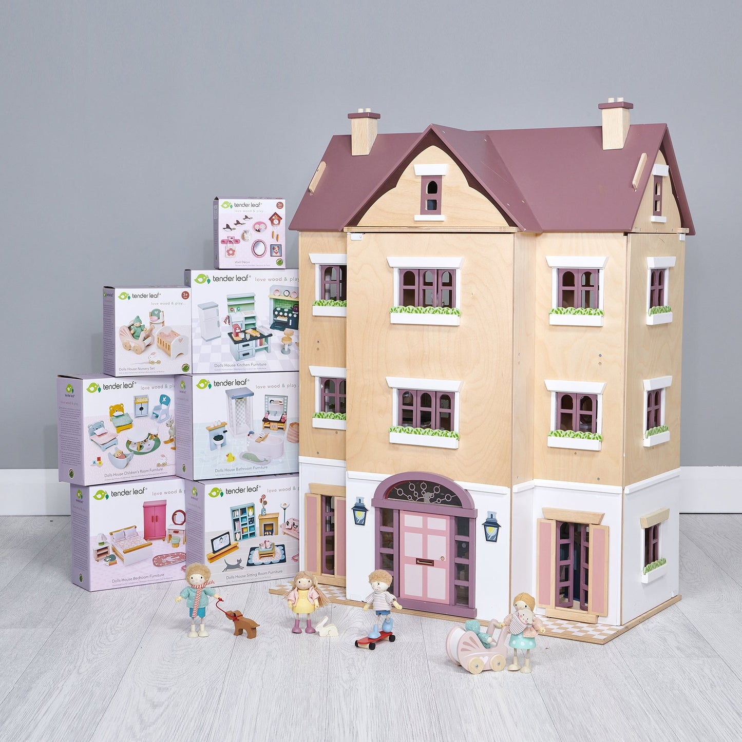 Fantail Hall Bundle (Fantail Hall, 4 Goodwood Characters, 6 Room Sets, Wall Decor)