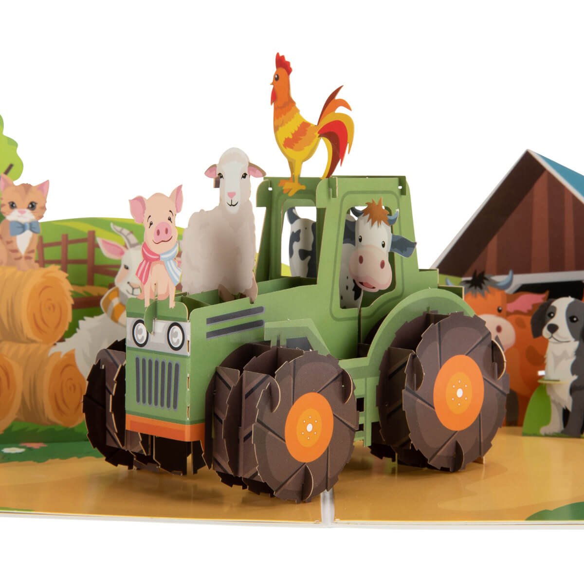 Farm Animals Pop Up Card - Toys & Games - The Present King