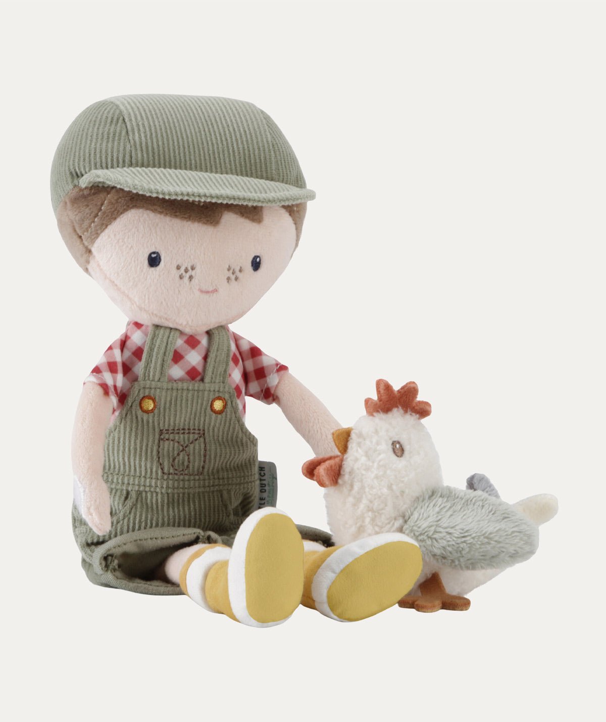 Farmer Jim with Chicken Cuddle Doll - Green - Toys & Games - The Present King