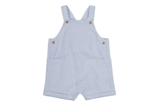 Felix Stripe Bib Shorts, Blue - Baby & Toddler > Baby & Toddler Bottoms - The Present King