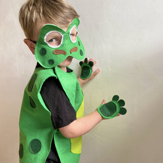 Felt Frog Costume For Kids And Adults, Green - Toys & Games > Dress Up & Pretend Play > Costumes - The Present King