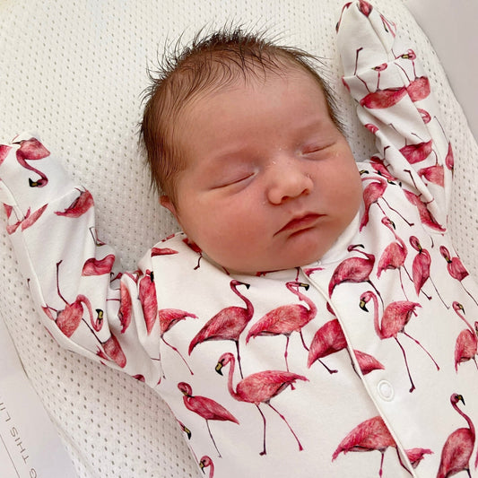 Flamingo Cotton Sleepsuit - Baby & Toddler Clothing > Baby & Toddler Sleepwear - The Present King