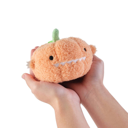 Fluffy Pumpkin Halloween Soft Toy, Orange - Toys & Games - The Present King