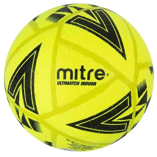 Football - Mitre Ultimatch - Indoor - Size 4 / Size 4 / Yellow - Toys & Games - The Present King