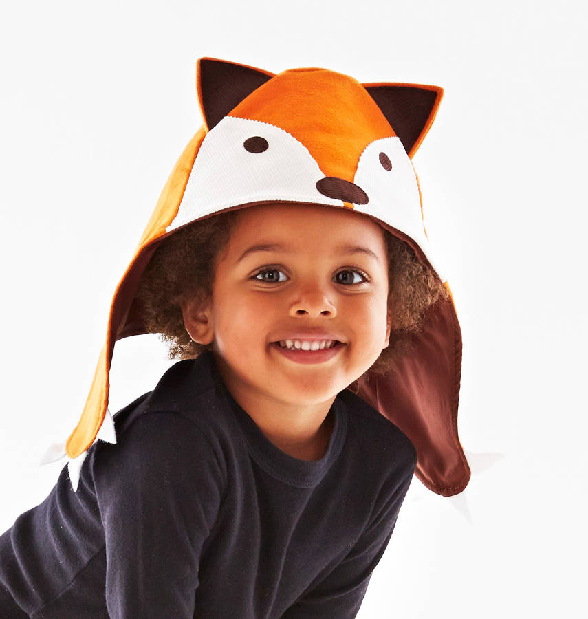 Fox Baby And Child Hat, Orange - Clothing & Accessories - The Present King