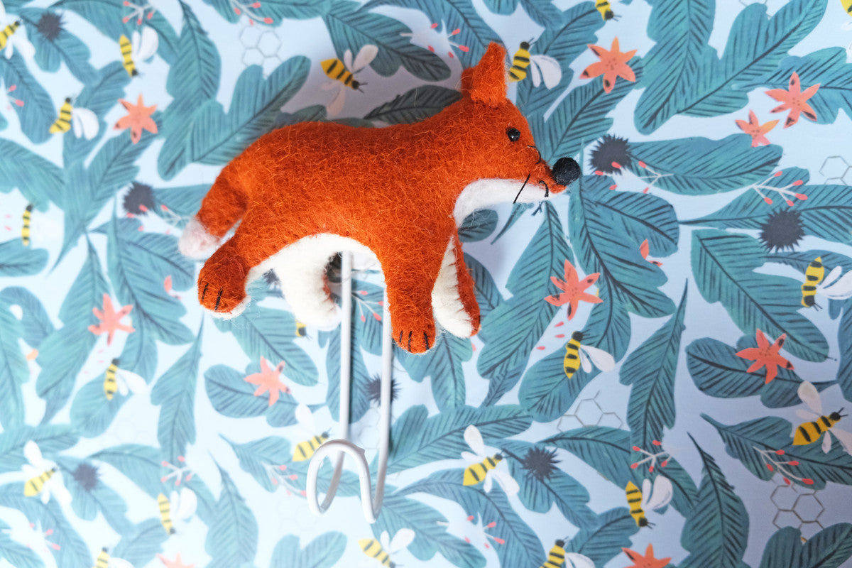 Animal Coat Hook - Fox