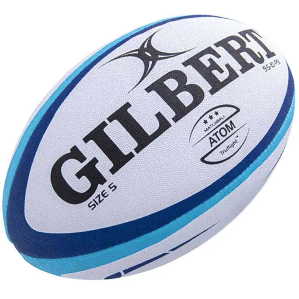 Gilbert Atom Rugby Ball Size 5 / Size 5 / Blue - Toys & Games - The Present King