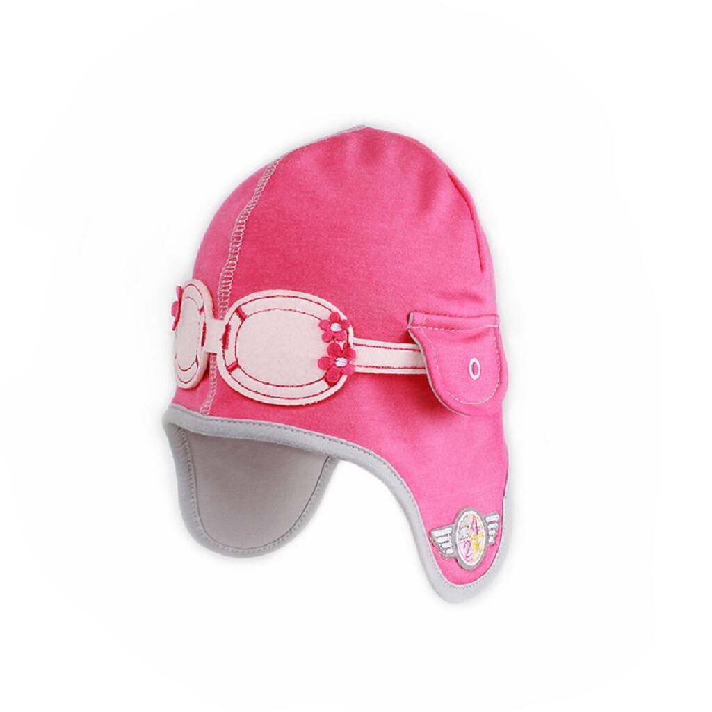 Girls Aviator Hat With Googles, Pink - Clothing & Accessories - The Present King