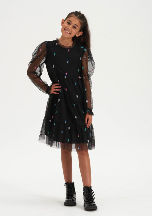 Girls Black Dress - Clothing & Accessories - The Present King