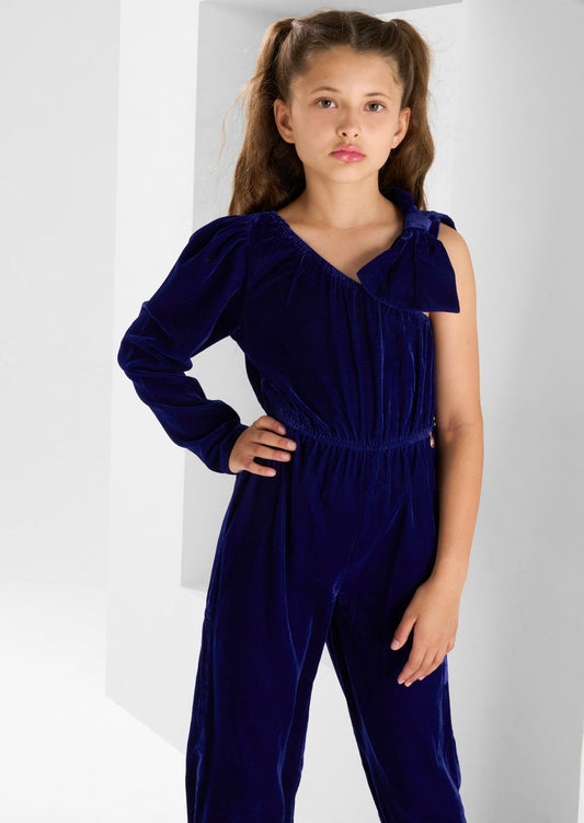 Girls Blue Jumpsuit - Clothing & Accessories - The Present King