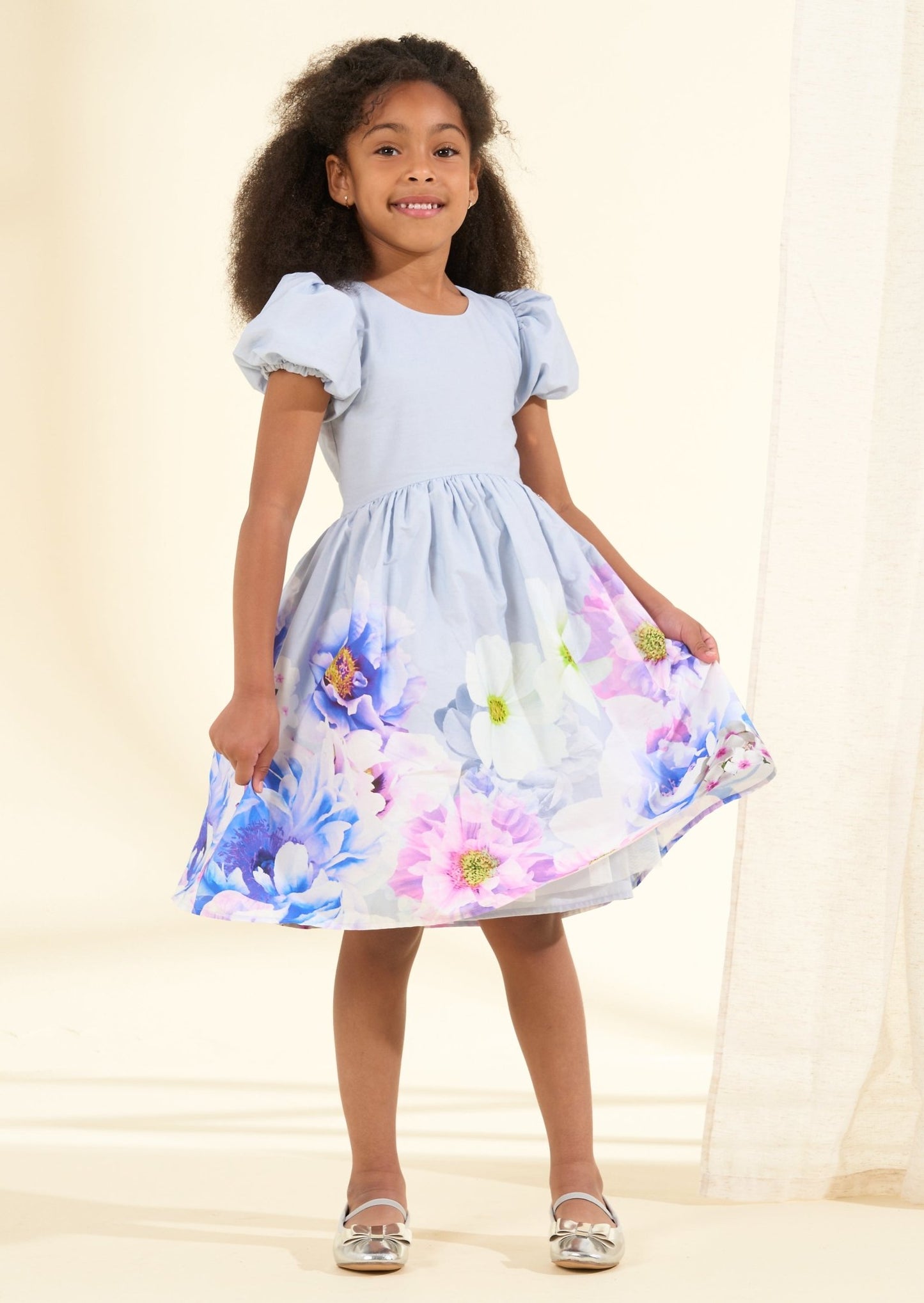 Girls Blue Party Dress - Clothing & Accessories > Clothing > Dresses - The Present King