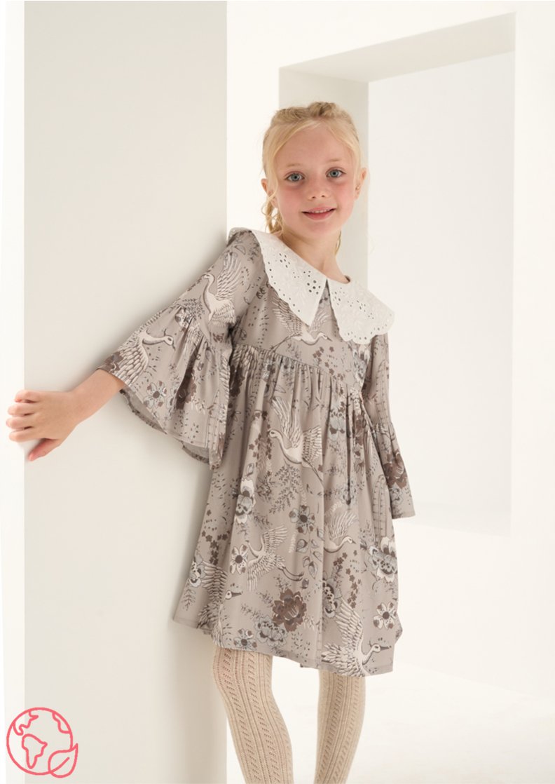 Girls Grey Dress | Girls - Clothing & Accessories > Clothing > Dresses - The Present King