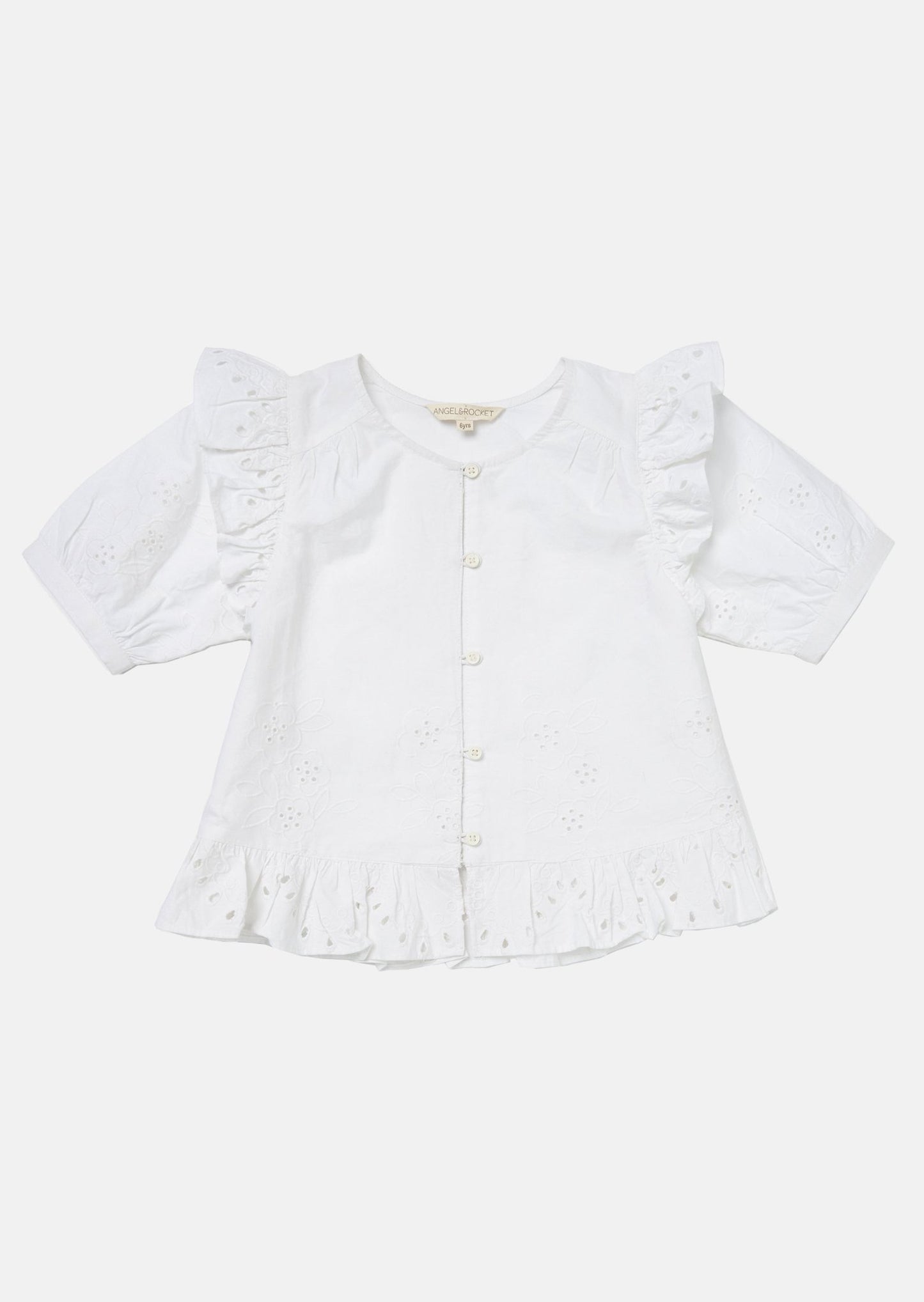 Girls Puff Sleeve Blouse - Clothing & Accessories - The Present King