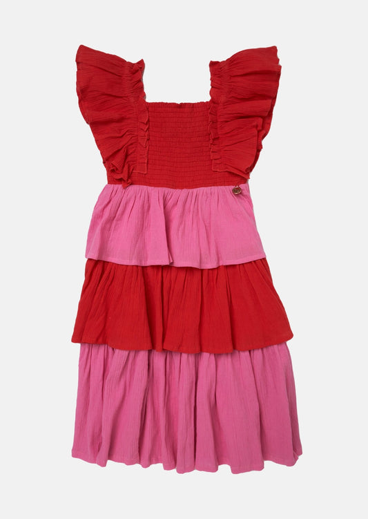 Girls Red Sundress - Clothing & Accessories > Clothing > Dresses - The Present King