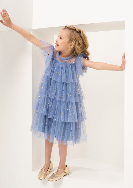 Gold Star Dress | Girls - Clothing & Accessories - The Present King