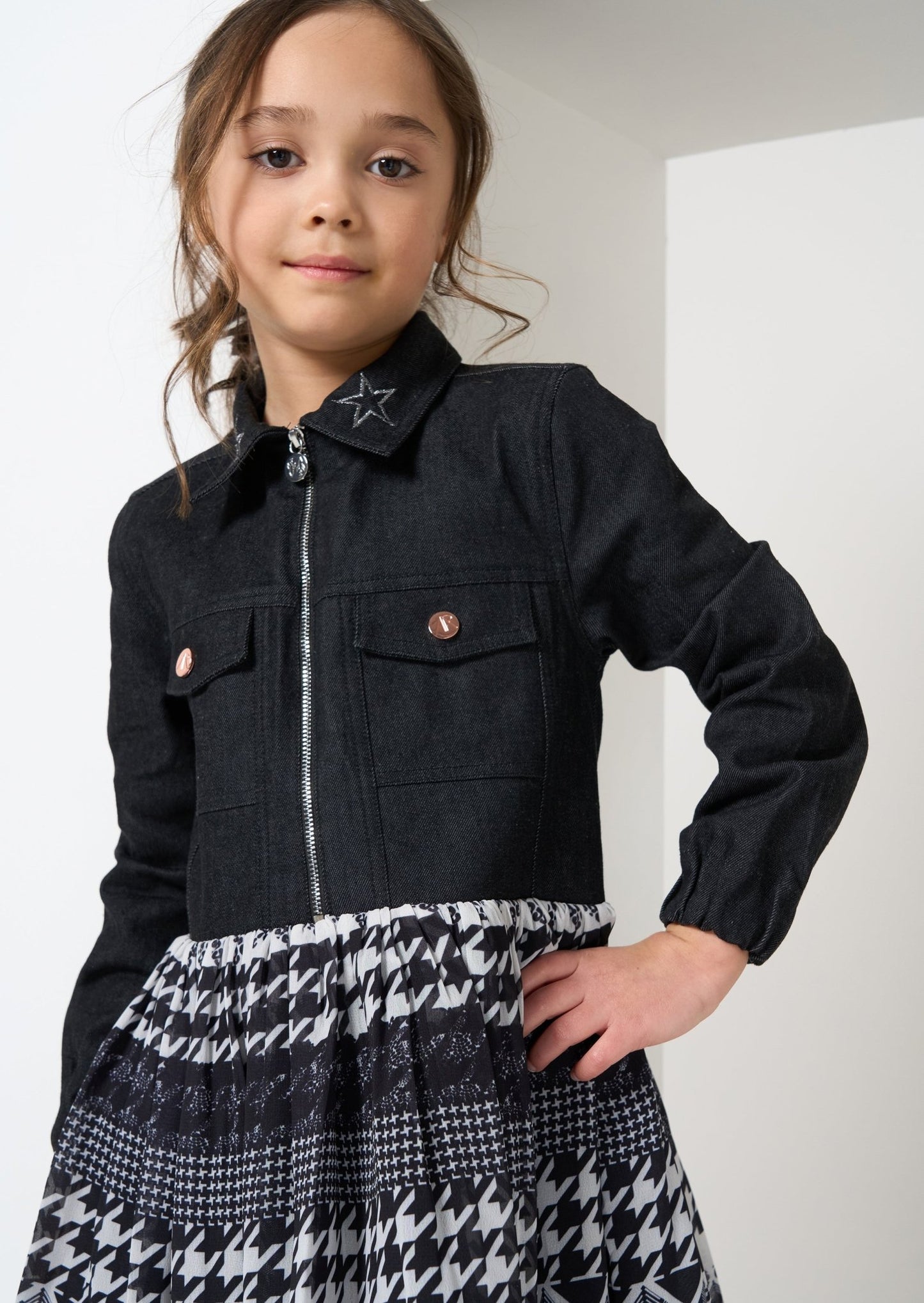 Grey Denim Shirt Dress | Girls - Clothing & Accessories - The Present King