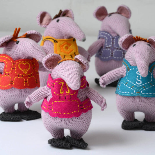 Hand Knitted Clangers Soft Toys, Pink - Toys & Games - The Present King