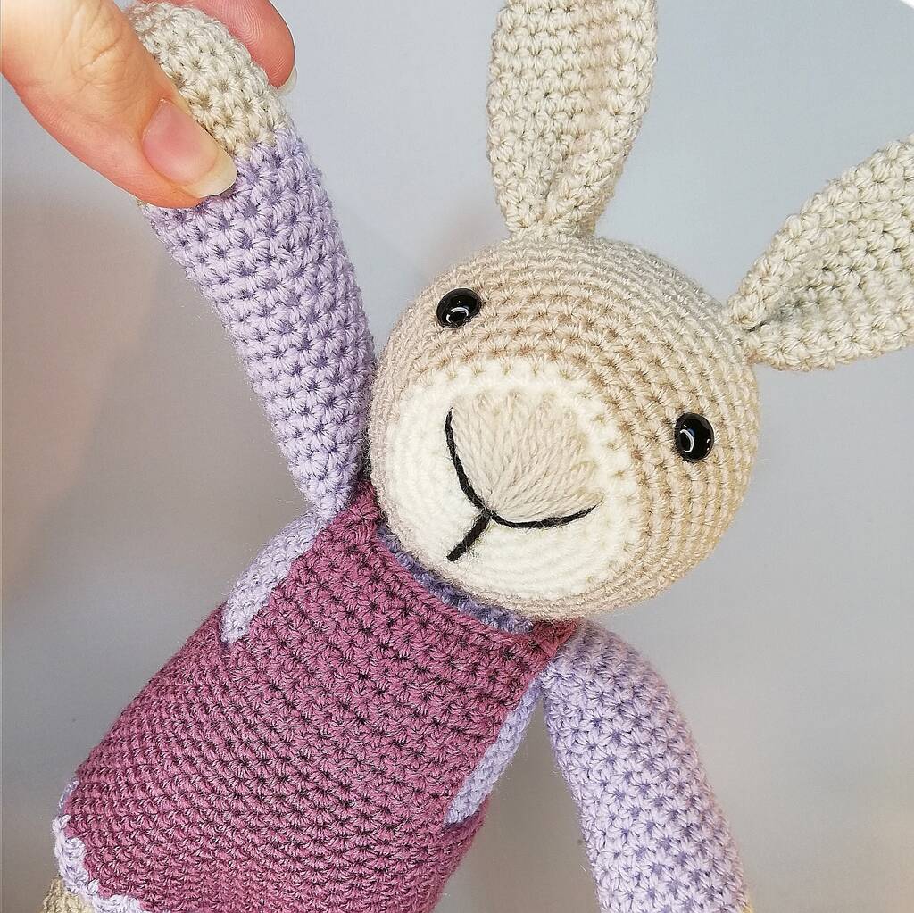 Handmade Crochet Rabbit Soft Toy - Toys & Games - The Present King