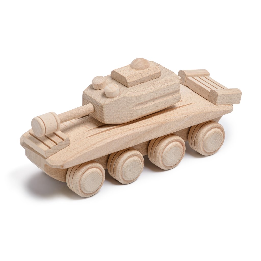 Handmade Wooden Toy Tank - Toys & Games - The Present King