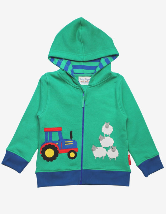 Organic Farm Applique Hoodie