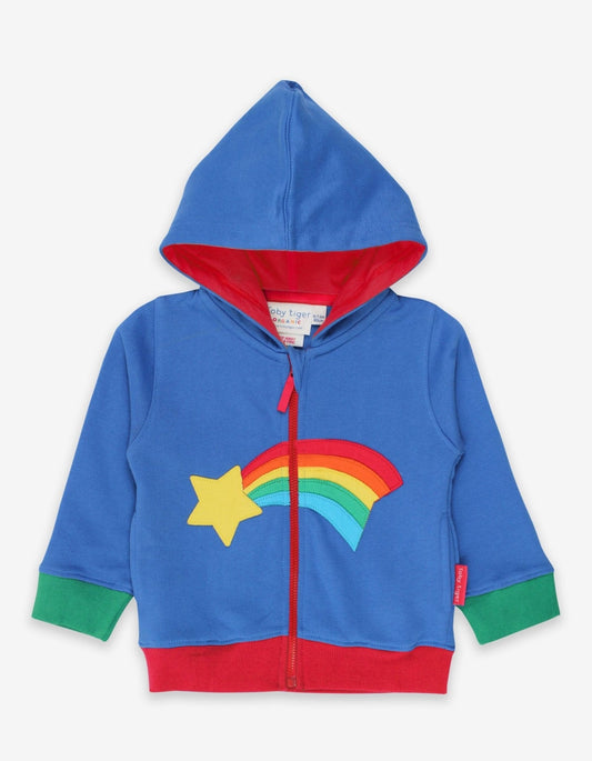 Organic Shooting Star Applique Hoodie