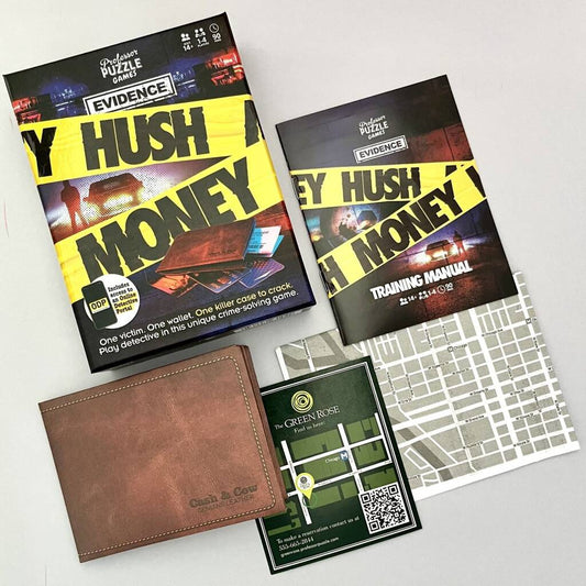 Hush Money Crime Solving Game, Multi - Coloured - Toys & Games - The Present King