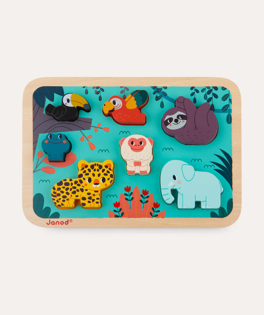 Jungle Chunky Puzzle - Green