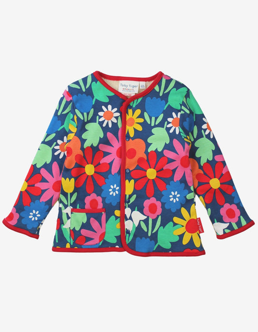 Organic Bold Floral Reversible Jacket