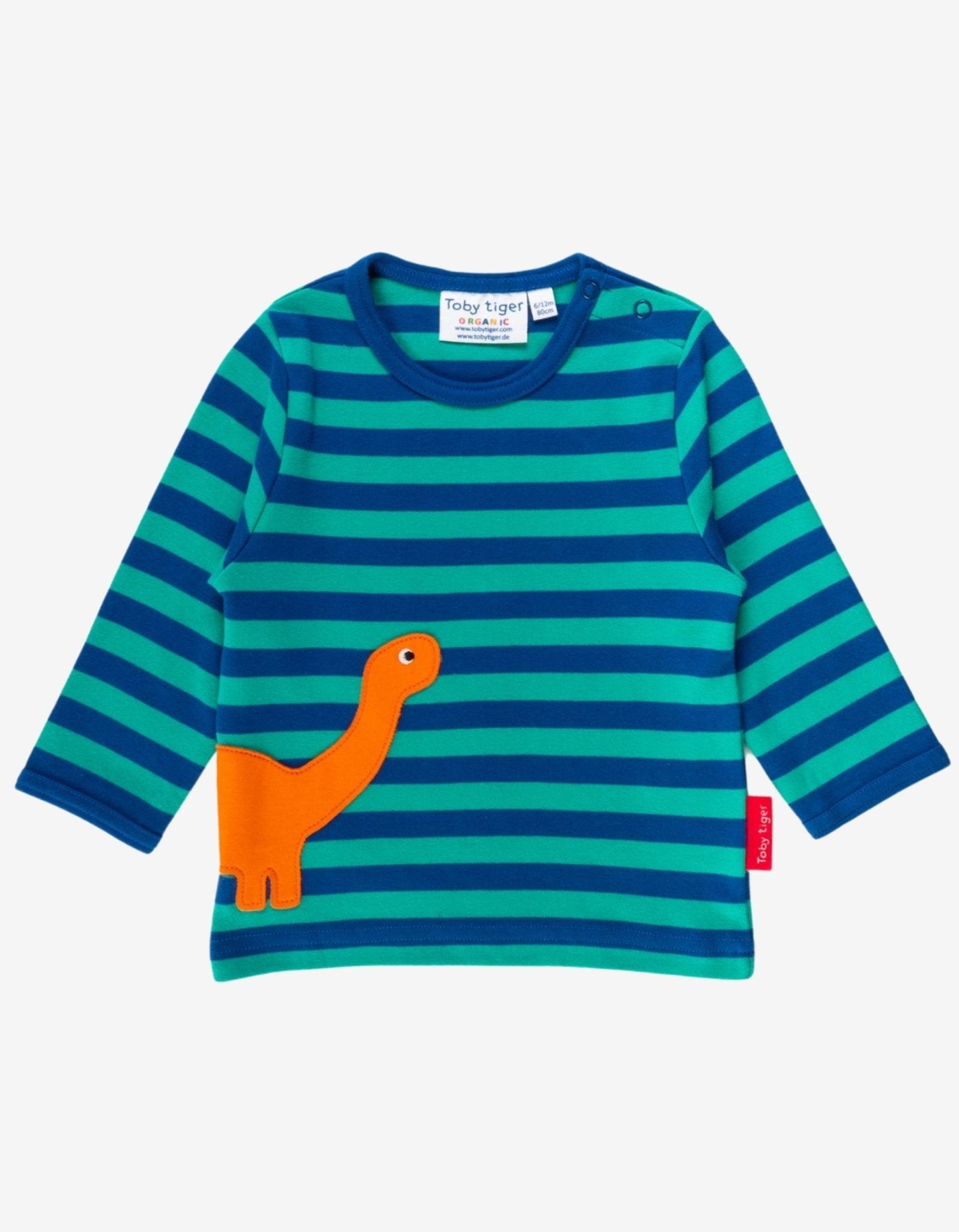 Organic Diplodocus Applique Long-Sleeved T-Shirt