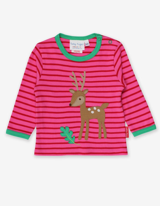 Organic Fawn Applique T-Shirt