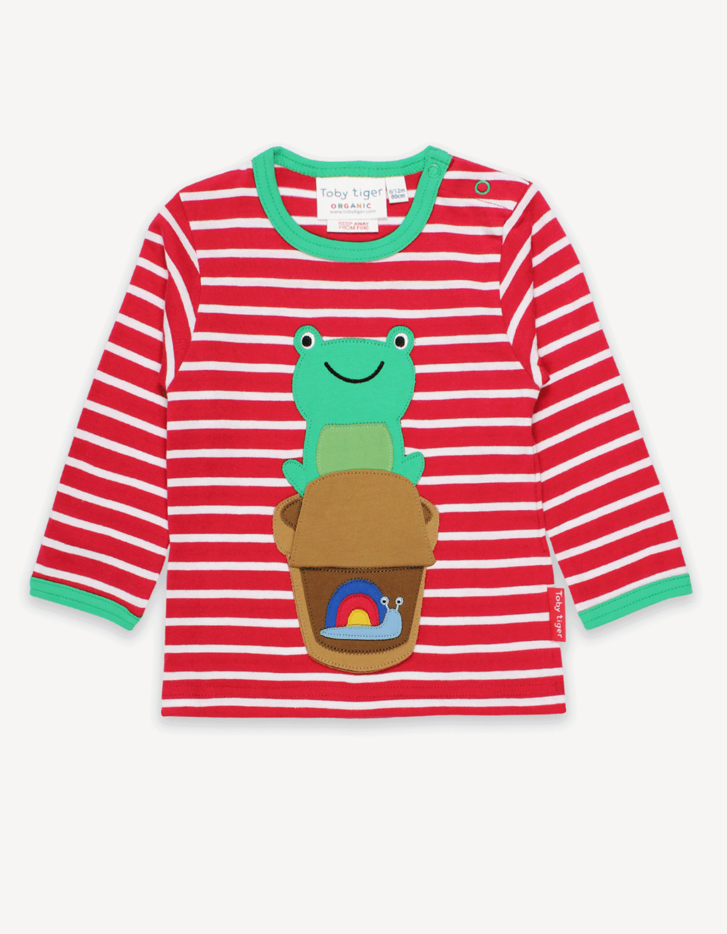 Organic Frog Applique T-Shirt