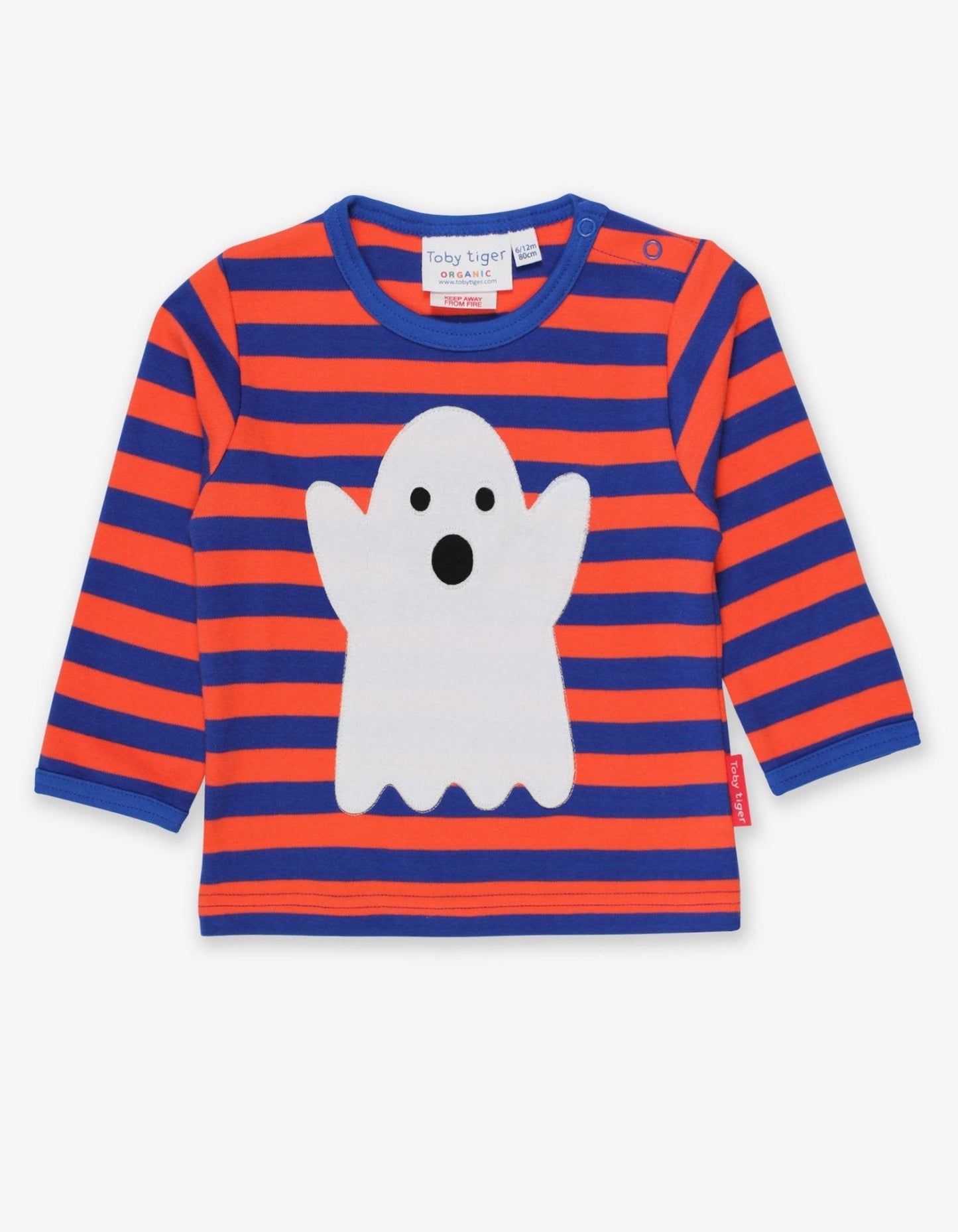 Organic Halloween Ghost Applique T-Shirt