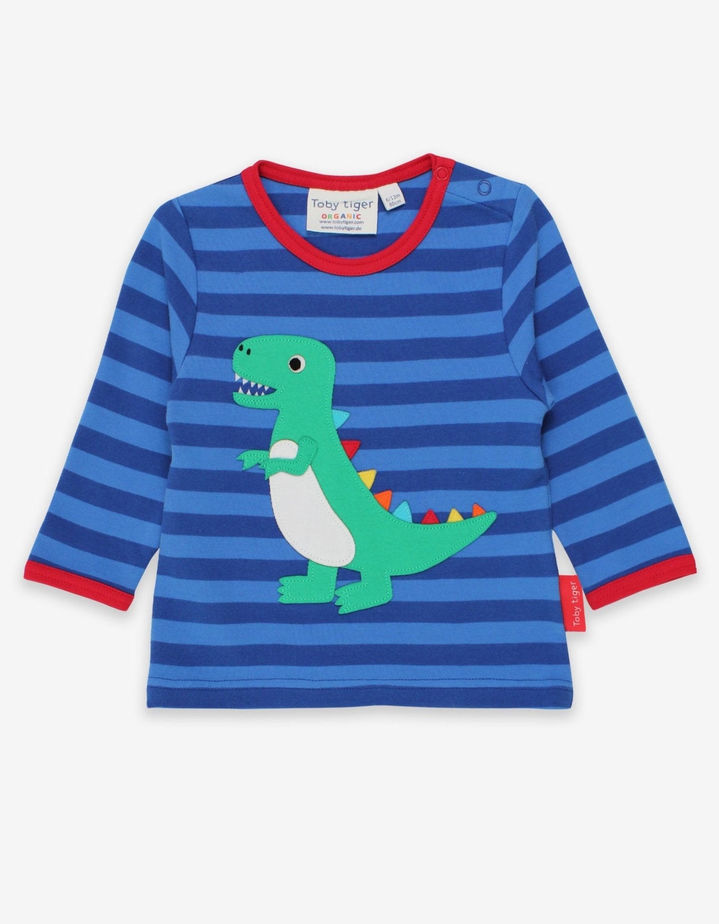 Organic Happy Green T-REX Applique T-Shirt