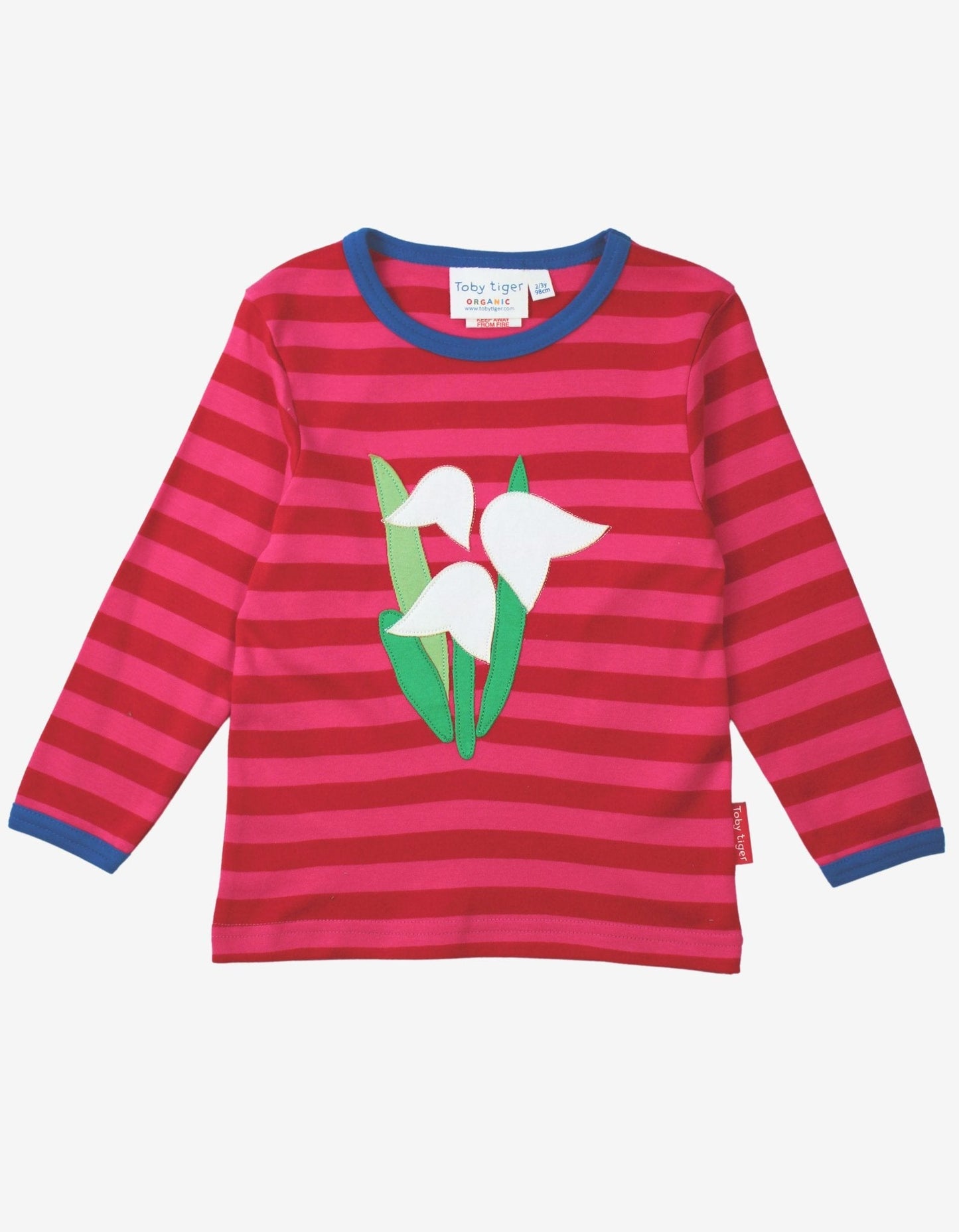 Organic Snowdrop Applique Long-Sleeved T-Shirt