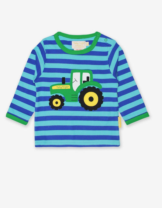 Organic Tractor Applique T-Shirt