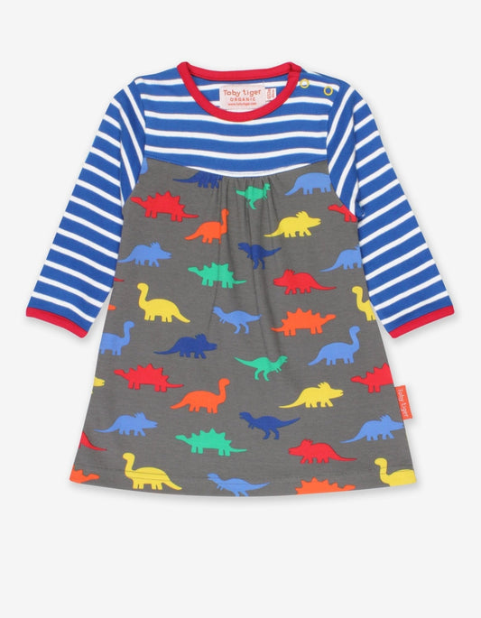 Organic Dinosaur Print Dress