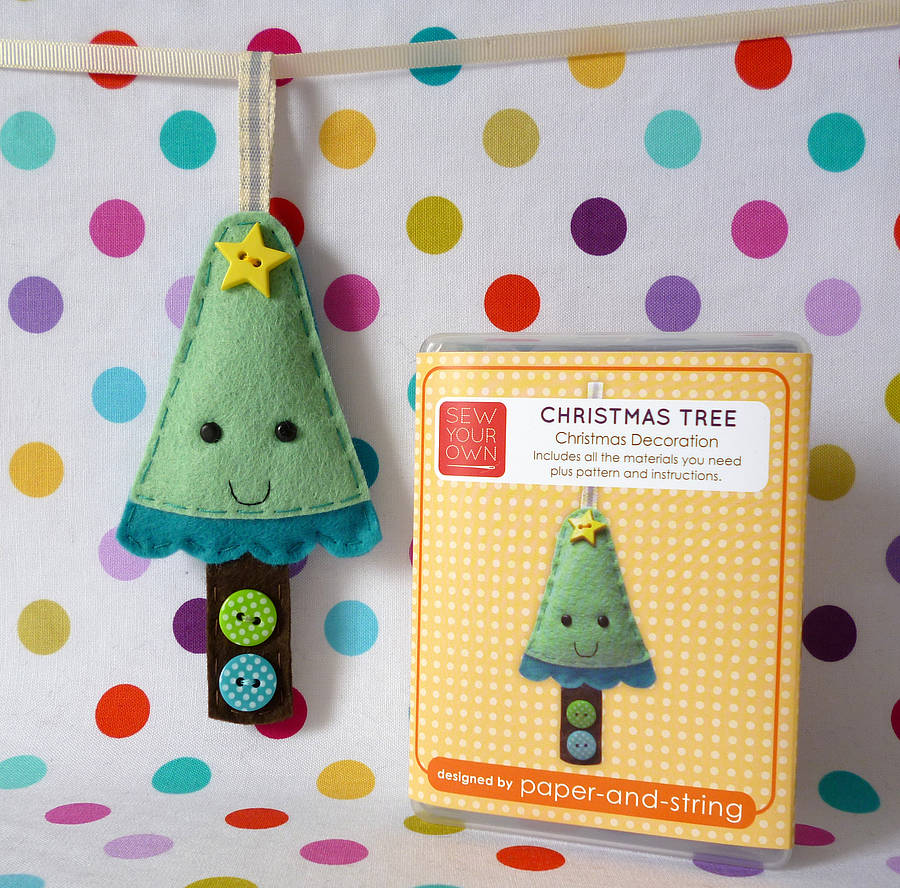 Christmas Tree Decoration Mini Sewing Kit