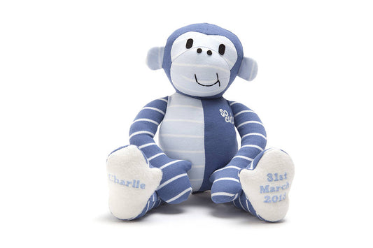 Personalised Baby Clothes Keepsake Monkey