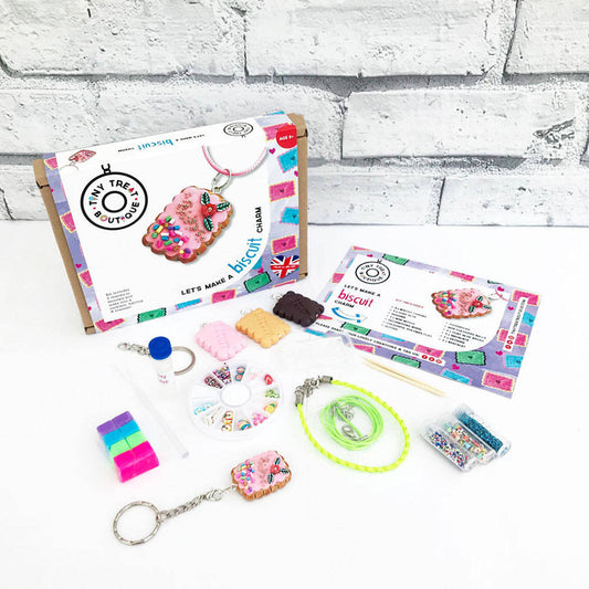 Biscuit Themed Jewellery Making Craft Kit, Multi-Coloured