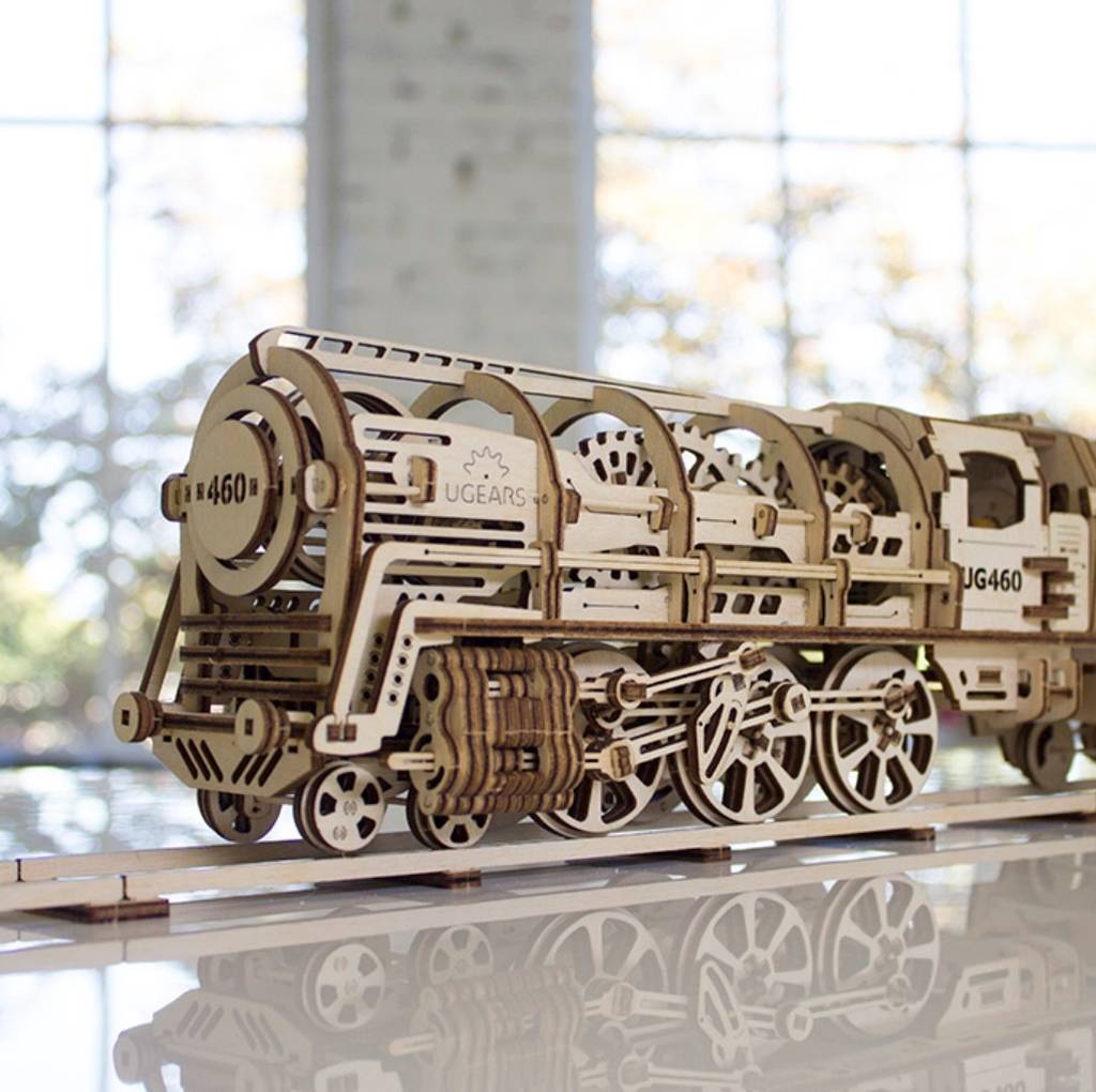 Build Your Own Moving Model Steam Locomotive By U Gears