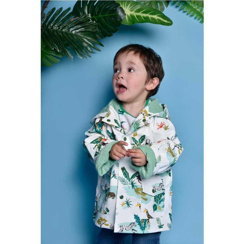 Children's Safari Print Raincoat