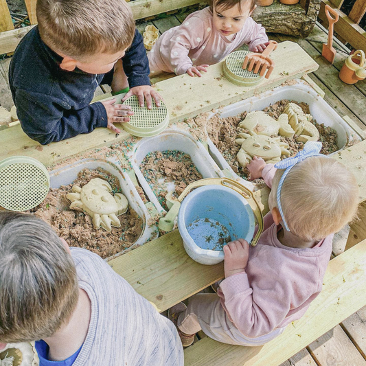 Childrens Personalised Sensory Picnic Table, Natural