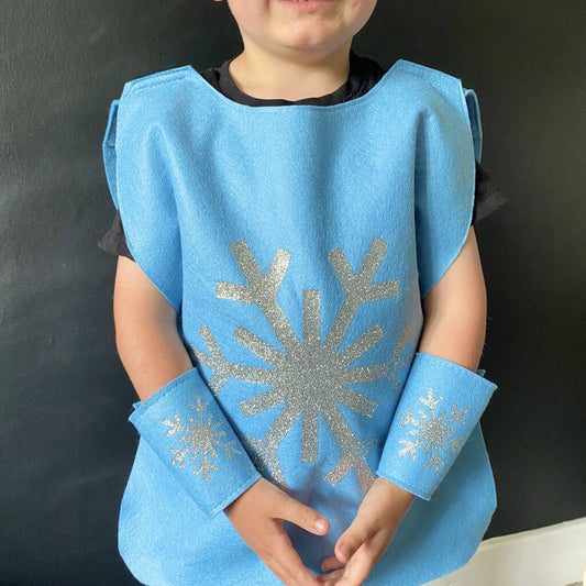 Christmas Snowflake Costume For Kids And Adults, Blue