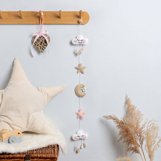 Cloud Garland Beginner Felt Craft Kit