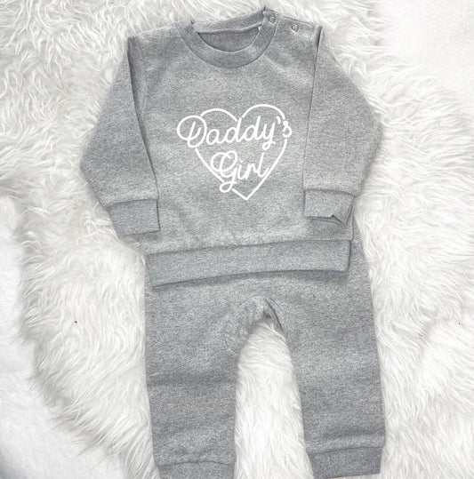 Daddy's Girl Baby Jogger And Sweatshirt Set