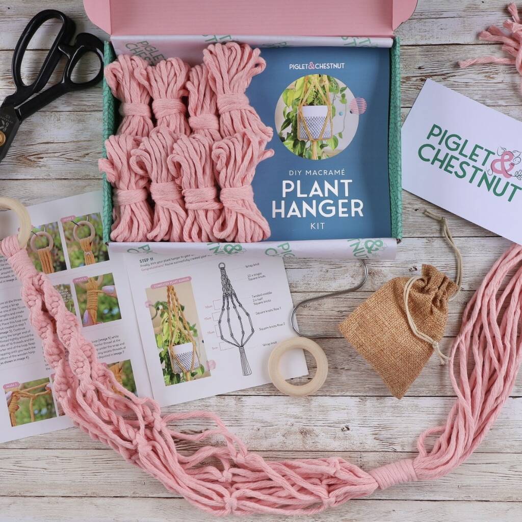 Diy Macrame Plant Hanger Kit