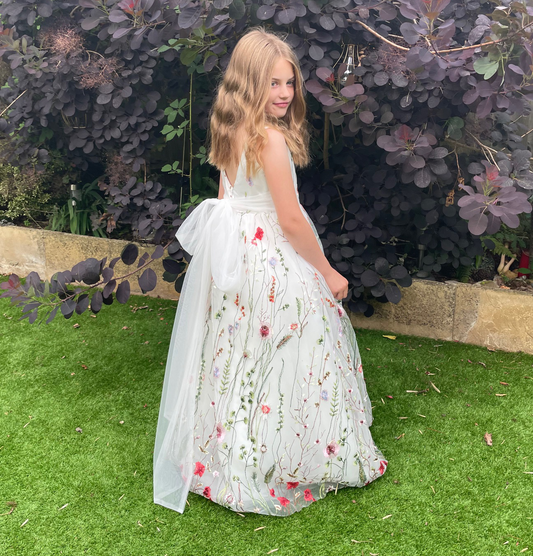 Evangeline ~ Flower Girl Dress Or Party Girl Dress