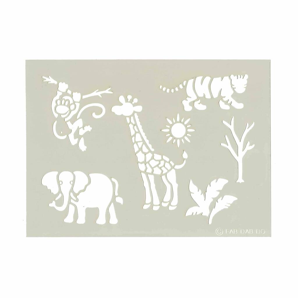 Animals in the Jungle T-Shirt Painting Craft Box