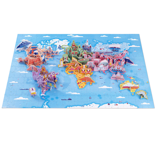 Huge World Map, Dinosaur Or Solar System Puzzles