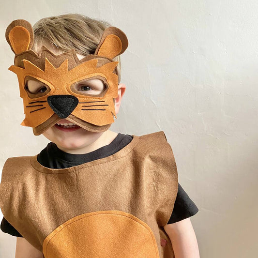 Felt Bear / Lion Costume For Children And Adults, Brown